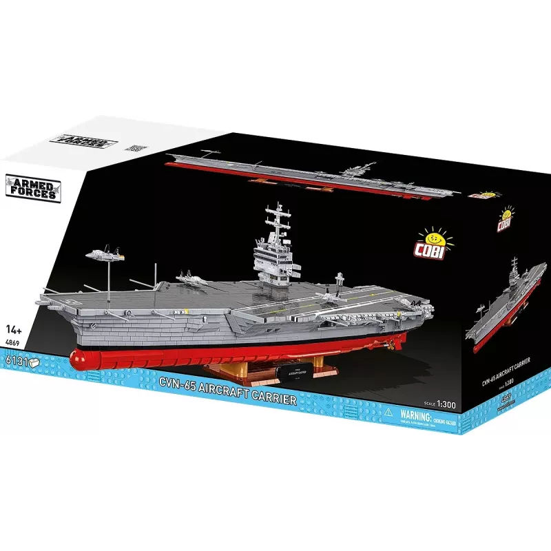 COBI 6131 PCS HC WWII /4869/ CVN-65 Lidmašīnu pārvadātāja būvkomplekts