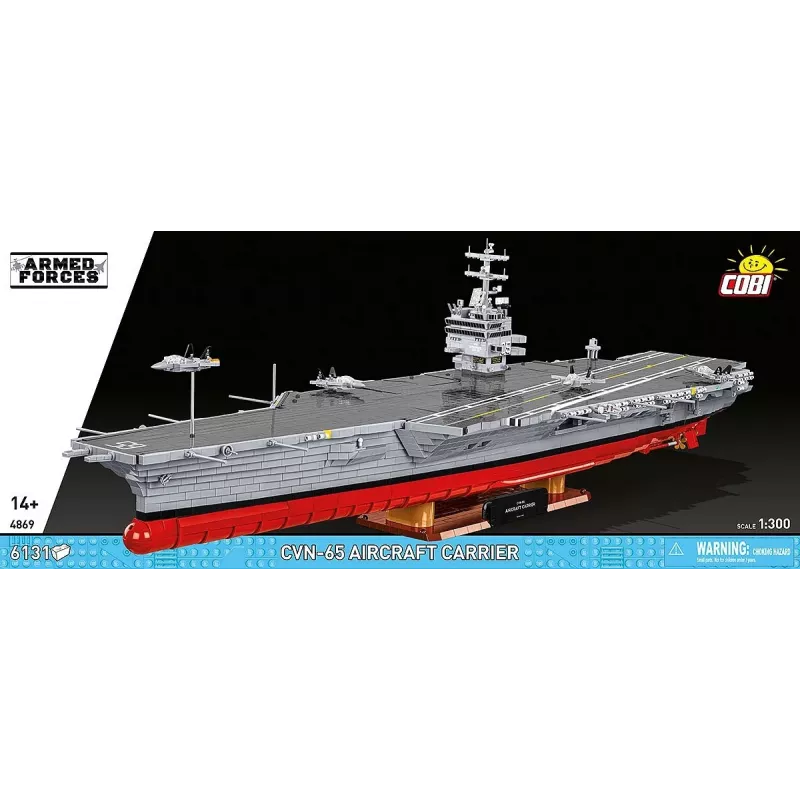 COBI 6131 PCS HC WWII /4869/ CVN-65 Lidmašīnu pārvadātāja būvkomplekts