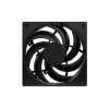 Fury SAI S12 PWM 120mm korpusa ventilators - melns
