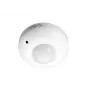 MACLEAN MCE19 Griestu PIR kustības sensors – 360° noteikšana, 1200W kvēlspuldžu / 300W LED slodze, regulējams laiks un lukss, balts