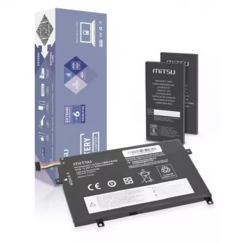 MITSU Battery 01AV411 Lenovo ThinkPad E470 E475 klēpjdatora akumulators 3650 mAh (40 Wh) 10.95V