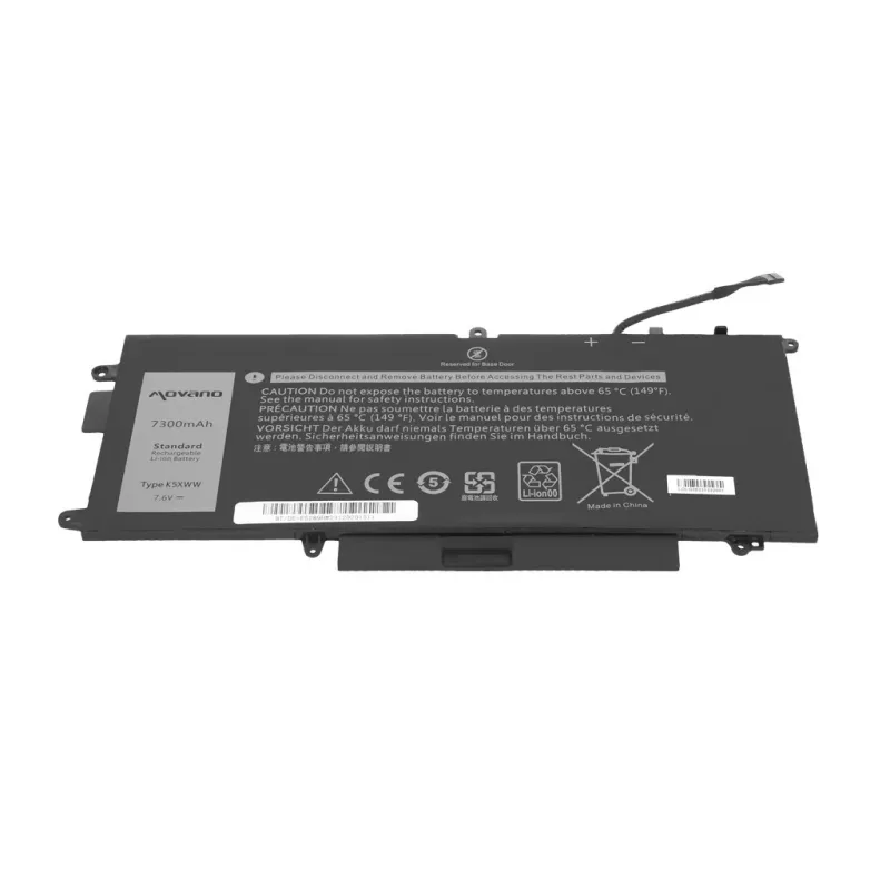 MOVANO Battery K5XWW Dell Latitude 5289 7390 2-in-1 - 7300 mAh (55 Wh)