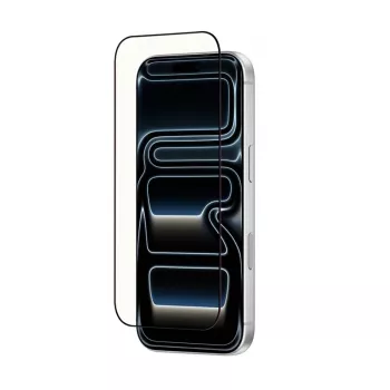 CRONG rūdīta stikla OptiRed iPhone 17 Pro ekrāna aizsargs - 9H cietība, zilās gaismas filtrs, pretatspīduma pārklājums, 2.5D mala, oleofobiskais pārklājums