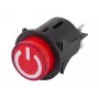 LEAN CARS ON/OFF slēdzis elektriskajiem braucamrīkiem 12V 10A rocker slēdzis 2-pin paneļa montāžai melns