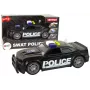 LEAN TOYS Policijas automašīna 1:14 RC transportlīdzeklis ar gaismām un skaņām Melna