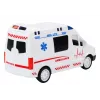 LEAN TOYS 1:16 RC Ātrās palīdzības automašīna ar gaismām un skaņām - Balta