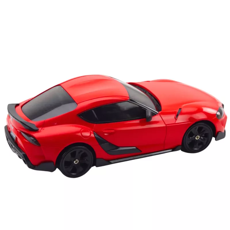 LEAN TOYS Drifta sporta automašīna ar maināmiem riteņiem, tālvadības RC 4WD sarkana, mērogs 1:10