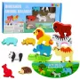 LEAN TOYS Balanced Animals koka prasmju spēle 13El