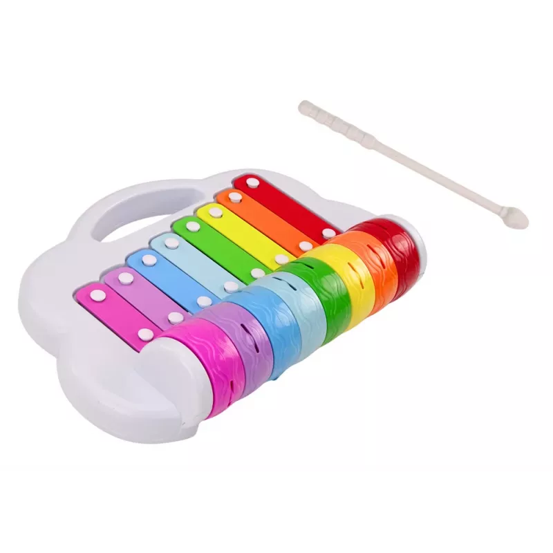 LEAN TOYS Rainbow Cymbals, bērnu mūzikas instruments, izglītojošs, interaktīvs, krāsains