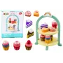 LEAN TOYS Saldumu komplekts Kūkas Kēksiņi Koka statīvs