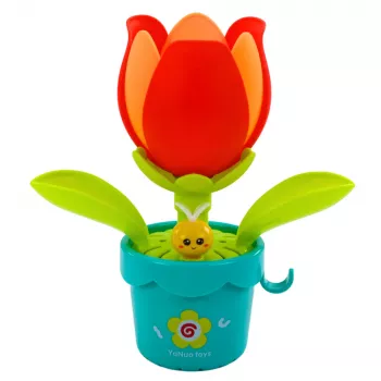 LEAN TOYS Interaktīva vannas rotaļlieta Laistīšanas puķe Laistīšanas kanna, 1,5 L, dažādās krāsās