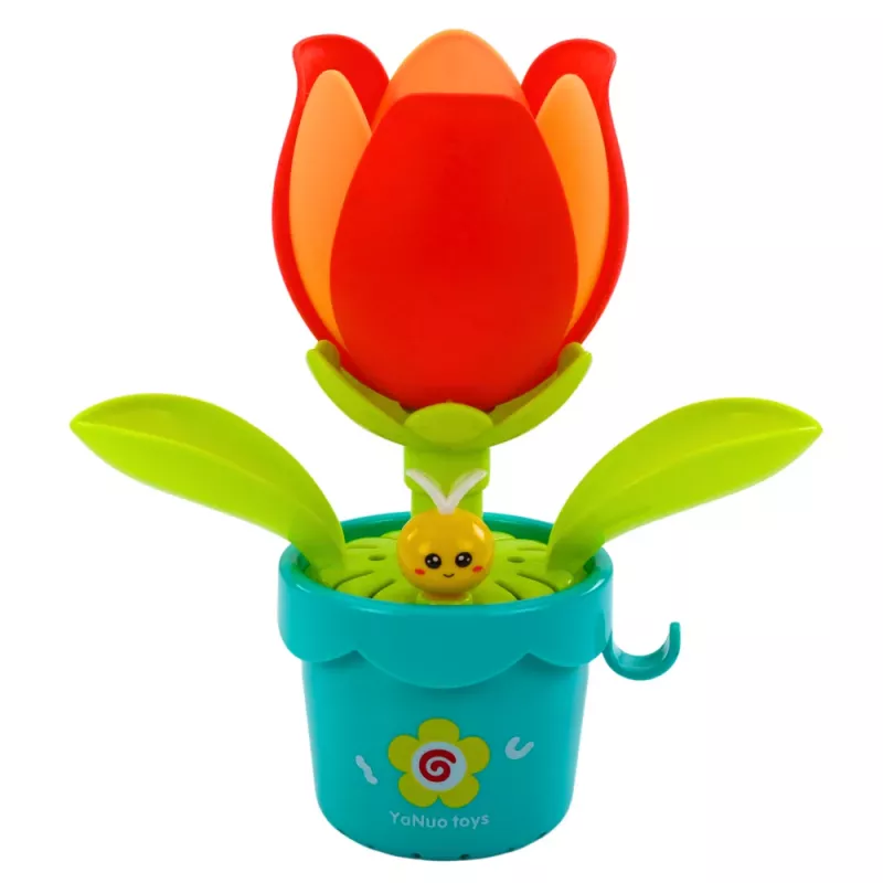 LEAN TOYS Interaktīva vannas rotaļlieta Laistīšanas puķe Laistīšanas kanna, 1,5 L, dažādās krāsās