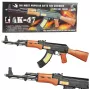 LEAN TOYS AK-47 rotaļu šautene bērniem ar gaismu un skaņu, 68,5 cm