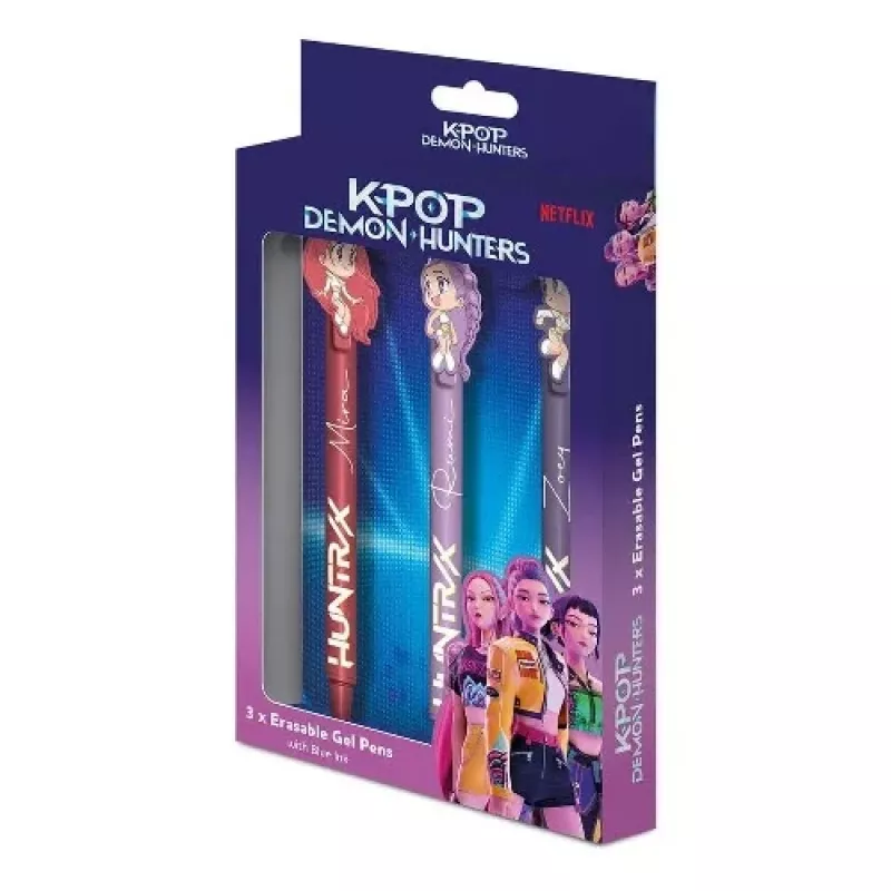 KIDS K-Pop Demon Hunters želejputnu komplekts 3 gab. | 0,7mm dažādās krāsās