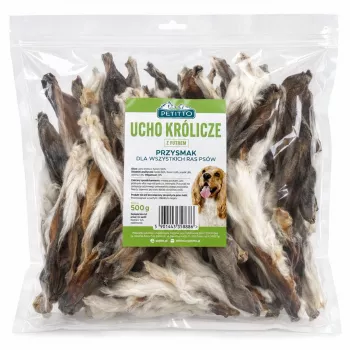 PETITTO Truša auss ar kažoku suņu kārumi, 500 g