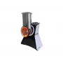 Blaupunkt Slicer FPS502 Elektriskais pārtikas griezējs 150 W Nerūsējošā tērauda zobains nazis 190 mm Regulējams biezums 0-15 mm Melns/Sudrabs