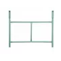 Aluberg RW1201 Mobilās sastatnes ar darba platformu 80x160 cm, alumīnija, EN 1004, 200 kg kravnesība