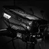 WILDMAN Bike Holder Case S E1 1L Melns – Kompakts velosipēda rāmja soma ar Velcro siksnām