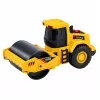 LEAN TOYS Ceļa veltnis Būvniecības transportlīdzeklis 1:32 Mērogs Rotējošs veltnis ar gaismām un skaņām Dzeltens