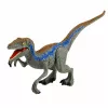 LEAN TOYS Dinozauru mednieku komplekts ar kustīgām ekstremitātēm un tīkla ieroču piederumiem