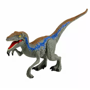LEAN TOYS Dinozauru mednieku komplekts ar kustīgām ekstremitātēm un tīkla ieroču piederumiem