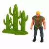 LEAN TOYS Dinozauru mednieku komplekts ar kustīgām ekstremitātēm un tīkla ieroču piederumiem