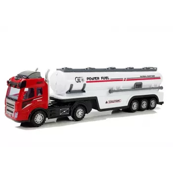 LEAN TOYS R/C Auto cisterna ar gaismām un skaņu 1:32 mērogs 2.4GHz tālvadības kravas auto