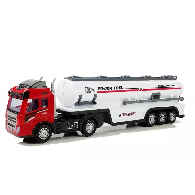 LEAN TOYS R/C Auto cisterna ar gaismām un skaņu 1:32 mērogs 2.4GHz tālvadības kravas auto
