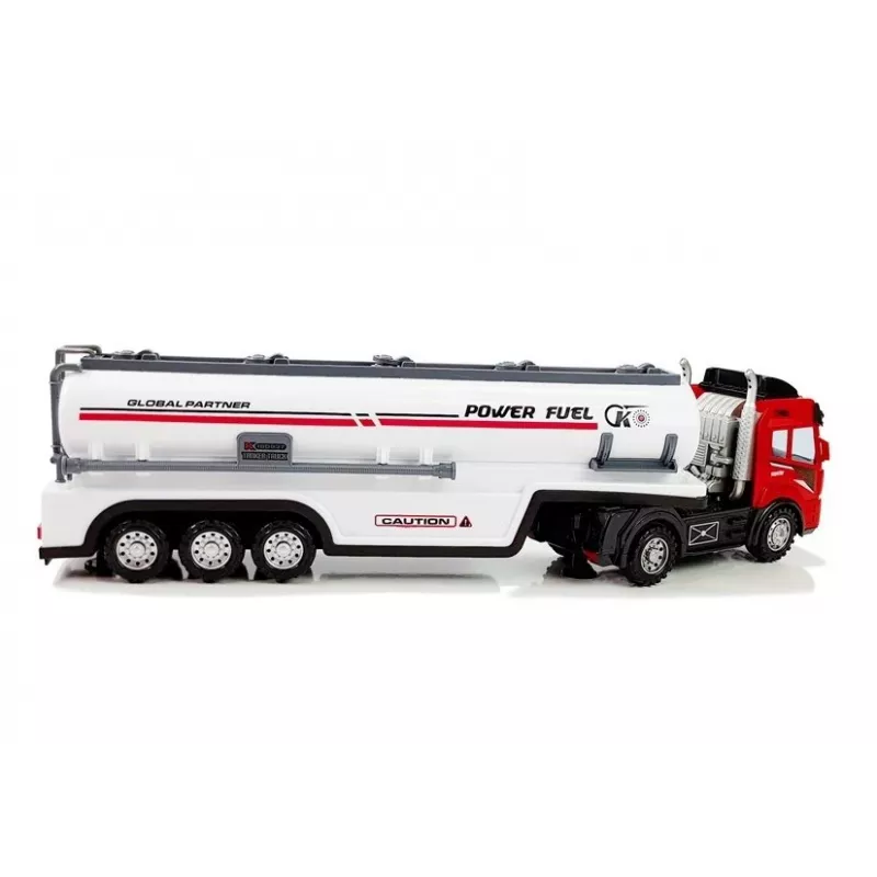 LEAN TOYS R/C Auto cisterna ar gaismām un skaņu 1:32 mērogs 2.4GHz tālvadības kravas auto