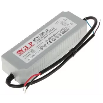 GLP komutējošais barošanas bloks 12V/16A GPV - 192W rūpnieciskais maiņstrāvas/līdzstrāvas adapteris