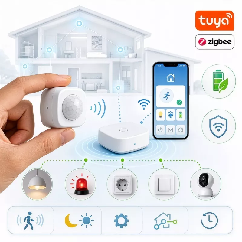 GREENBLUE Tuya Zigbee kustības sensors GB740