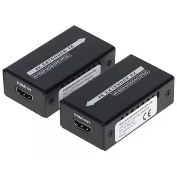 HDMI pagarinātājs pa Ethernet 4K 60m Mini raidītāja un uztvērēja komplekts
