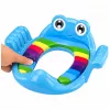 LEAN TOYS Bērnu tualetes sēdekļa pārvalks, mīksts sēdeklis ar rokturiem, zils