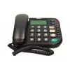 MAXCOM KXT 480 BB vadu telefons ar LCD displeju, melns
