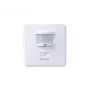 MACLEAN MCE18 PIR kustības sensors ar skaņas noteikšanu, sienas stiprinājums, 160°, 1200W, balts