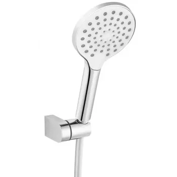 FERMO SET SHOWER MINI U334 Hromēta dušas komplekts ar 150 cm šļūteni un silikona sprauslām
