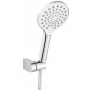 FERMO SET SHOWER MINI U334 Hromēta dušas komplekts ar 150 cm šļūteni un silikona sprauslām