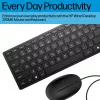HP Wired Desktop 320MK peles un tastatūras komplekts - Melns