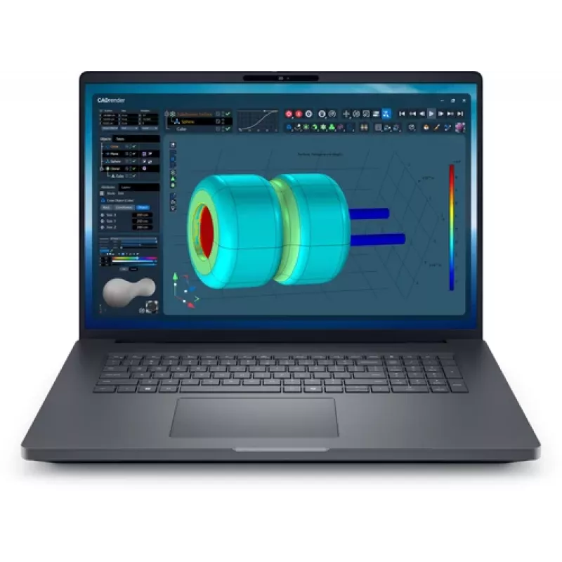 Dell Pro Max 18 Plus MB18250 mobilā darbstacija - Intel Core Ultra 9 285HX, 64GB RAM, 1TB SSD, NVIDIA RTX PRO 3000 12GB, 18 inch QHD+, Windows 11 Pro