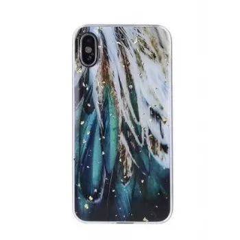 iLike Samsung Gold Glam Feathers maciņš Galaxy A13 5G / A04S