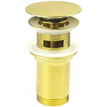 DEANTE Universāls izlietnes/bidē aizbāznis ar uzmavu – hromēts misiņš, 32mm