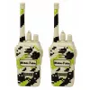 LEAN TOYS Military Walkie Talkies USB Range 200M Khaki 2 pcs.