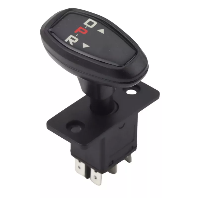 LEAN TOYS pārnesumu slēdzis braucamiem auto - Uz priekšu/Stop/Atpakaļ, 3 pozīciju sviras slēdzis, 6V-12V, 15A, paneļa montāža