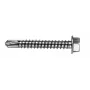 VOLTENO MF-530-4838 Pašurbjošā skrūve ar sešstūra paplāksnes galvu 4,8 x 38 mm, cinkota oglekļa tērauda, DIN 7504K, sudraba