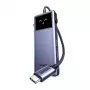 UGREEN USB-C Hub 7-in-1 ar 3x USB 3.0, HDMI 4K, Gigabit Ethernet, 100W PD, Space Gray
