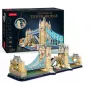 Cubic Fun 3D Puzle Torņa tilts ar LED apgaismojumu | 113 gabali | Arhitektūras modeļa komplekts