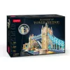 Cubic Fun 3D Puzle Torņa tilts ar LED apgaismojumu | 113 gabali | Arhitektūras modeļa komplekts