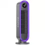 AWEI F52 pārnēsājamais torņa ventilators 3600mAh USB-C uzlādējams pelēks