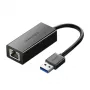 UGREEN USB 3.0 uz Gigabit Ethernet tīkla adapteris CR111 Melns