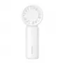 USAMS Hand Fan BC Series balts 500mAh pārnēsājams rokas ventilators ar 3 ātrumiem un Micro USB uzlādi